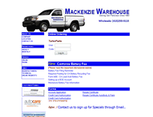 Tablet Screenshot of mackorder.com